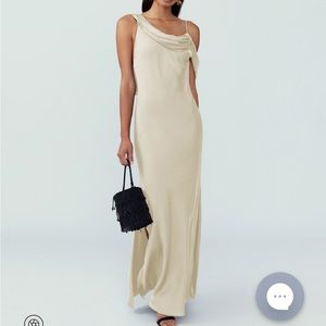 Fame & Partners worn once Francois dress in Champage